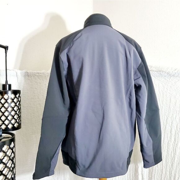 North End Black & Gray Color Block Soft Shell Jacket Size Medium - Picture 3 of 13